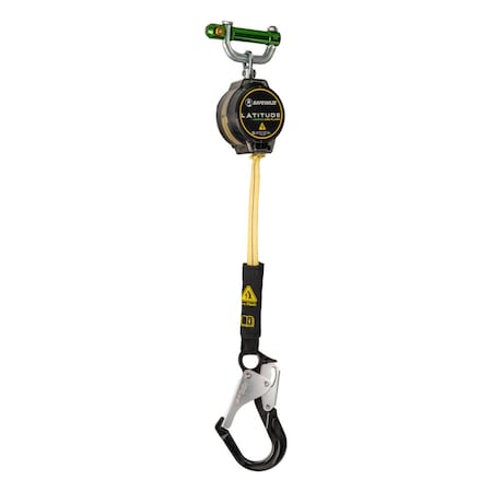 Safewaze Latitude Pro Arc Flash 7ft Single Web SRL: 9013 BWB, Alu Rebar Hook 020-5207